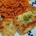fuwafuwa13's cooksnap of when they made チーズがとろ～リ＊鶏むね肉のパン粉焼き.
