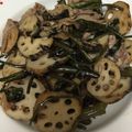 にゃはポン's cooksnap of when they made 豚肉とれんこんと空芯菜炒め☆.