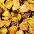 ぬーん1101's cooksnap of when they made 鶏胸肉とサツマイモのスタミナ炒め.