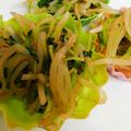 きのこ母さん's cooksnap of when they made 節約常備菜に◎モヤシと豆苗のナムル.