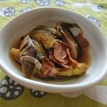 demy427's cooksnap of when they made 焼きなすとベーコンの麺つゆ酢和え.