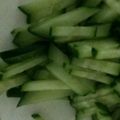ma___111's cooksnap of when they made 楽しくて止まらない　きゅうりの千切り.