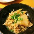 メダカの赤ちゃん's cooksnap of when they made 豚コマでガリバタ大根だ！.