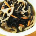 ゆきんこ☆325's cooksnap of when they made 【常備菜】ひじきの煮物 (蓮根、大豆).