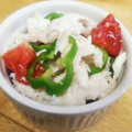 みっくママ's cooksnap of when they made トマト・ピーマン・ささみ夏のおかずサラダ.