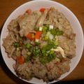 リン・ミンメイ's cooksnap of when they made 秋鮭ときのこの炊き込みご飯☆.