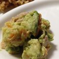 kinako10's cooksnap of when they made ♪アボカドとサツマイモの簡単サラダ♪.