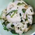 とっとっとまとちゃん's cooksnap of when they made 簡単！シャキシャキ！紫蘇香る蓮根炒め.