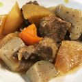 ゆりむす's cooksnap of when they made 圧力鍋で簡単・小料理屋風の牛すじ煮込み☆.