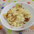 ゆけり３兄弟's cooksnap of when they made 残ったフライドチキンで鶏飯.