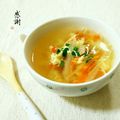 ♪珠香♪'s cooksnap of when they made ツナと千切り野菜のスープ.