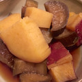 クックQWJPVW☆'s cooksnap of when they made さつまいもとナスと豚肉の甘煮.