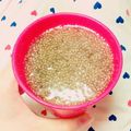 gurico10's cooksnap of when they made オランジーナとチアシードのドリンク.