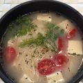 ナピト's cooksnap of when they made 水切り豆腐とトマトで冷たい塩ラーメン.