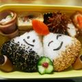 kokakokko's cooksnap of when they made 秋♪くりとどんぐりのキャラ弁.