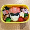 やまぴーまみー's cooksnap of when they made 幼稚園キャラ弁☆ジュウオウイーグル.