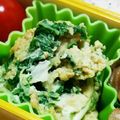 myとんすけ's cooksnap of when they made 姪に捧げる♡レンジで.水菜の卵とじ.