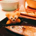 tomom1999's cooksnap of when they made 大根おろしアート　ダッフィー.