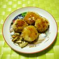 ﾁｲﾁｬﾝﾏﾏ's cooksnap of when they made 旨みたっぷりぃ♪シイタケの肉詰めフライ.