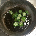 らんち☆'s cooksnap of when they made もずくおくら　超簡単！あっさり美味しい♡.