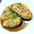 ﾆｬｰ's cooksnap of when they made なすの肉詰め　甘辛煮.
