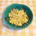 オレンジリング's cooksnap of when they made 節約料理☆シンプルもやしの卵とじ炒め.