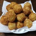 パンダフル！'s cooksnap of when they made さつま芋のいがぐり団子.