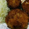 におしたり's cooksnap of when they made 少ない油で❤新タケノコメンチカツ.