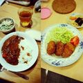 maimaso's cooksnap of when they made 残ったカレーをリメイク♡カレーコロッケ.