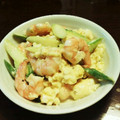 HARUぴ's cooksnap of when they made ふんわりたまご♥海老とアスパラのマヨ炒め.