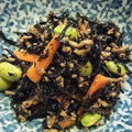 sugerpink's cooksnap of when they made ひじきと梅のそぼろ炒め煮.