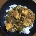 ましゃぐま's cooksnap of when they made オクラと厚揚げの和風だしカレー。.