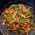 HAmom's cooksnap of when they made 胡麻香る！人参とピーマンのキンピラ.