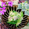 makichihua's cooksnap of when they made ✿夏のナムル ✿ 　(オクラとみょうが).