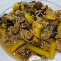悠's cooksnap of when they made ご飯もりもり！さつま芋と豚肉の甘辛味噌.
