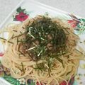 サーフブレイド's cooksnap of when they made 納豆明太子スパゲティ.