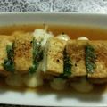 ma___111's cooksnap of when they made レンジで簡単＊大葉とチーズの甘辛厚揚げ.