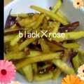 black×rose's cooksnap of when they made 超簡単☆さつまいものきんぴら.