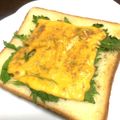 ❋ponpon❋'s cooksnap of when they made セロリの葉×チーズトースト.