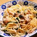 にゃん２号's cooksnap of when they made 挽肉としめじの味噌クリームパスタ.