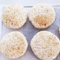 ぶいせる's cooksnap of when they made 余りご飯で☆焼肉ライスバーガーのバンズ☆.