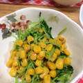 りんごママ_1986's cooksnap of when they made ☆簡単♪豆苗とコーンのバター醤油炒め☆.