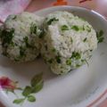 クレちゃん's cooksnap of when they made ルッコラおにぎり　★私のいちおし★.