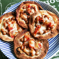 mocha03's cooksnap of when they made 簡単一品✿ぎょうざの皮で納豆キムチピザ♪.