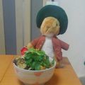 ミーちゃん姉妹のれ's cooksnap of when they made 鶏の唐揚げで作る玉子丼.