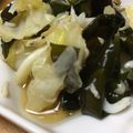 凪なぎ's cooksnap of when they made キャベツと若芽の酢の物.