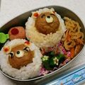 eiyoushi's cooksnap of when they made 簡単❤クマちゃんミートボールにぎり.