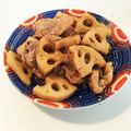 KY328's cooksnap of when they made 蓮根豚肉のキンピラ.
