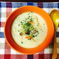 くまのっぽ's cooksnap of when they made お野菜たっぷり☆食べる豆乳スープ.