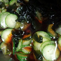はにゃぽん's cooksnap of when they made きゅうりとワカメの酢の物.